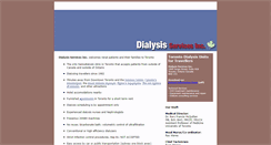 Desktop Screenshot of dialysisservicesinc.ca